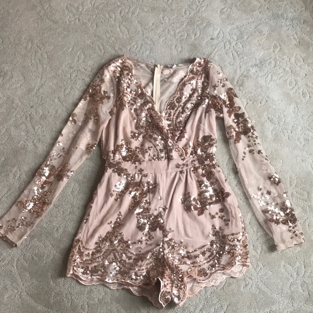 Sequined Romper